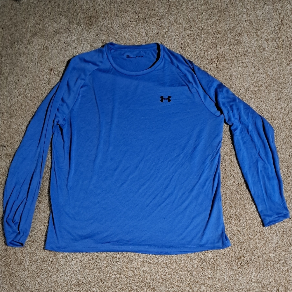 Under Armour Men's Blue Long Sleeve Shirt